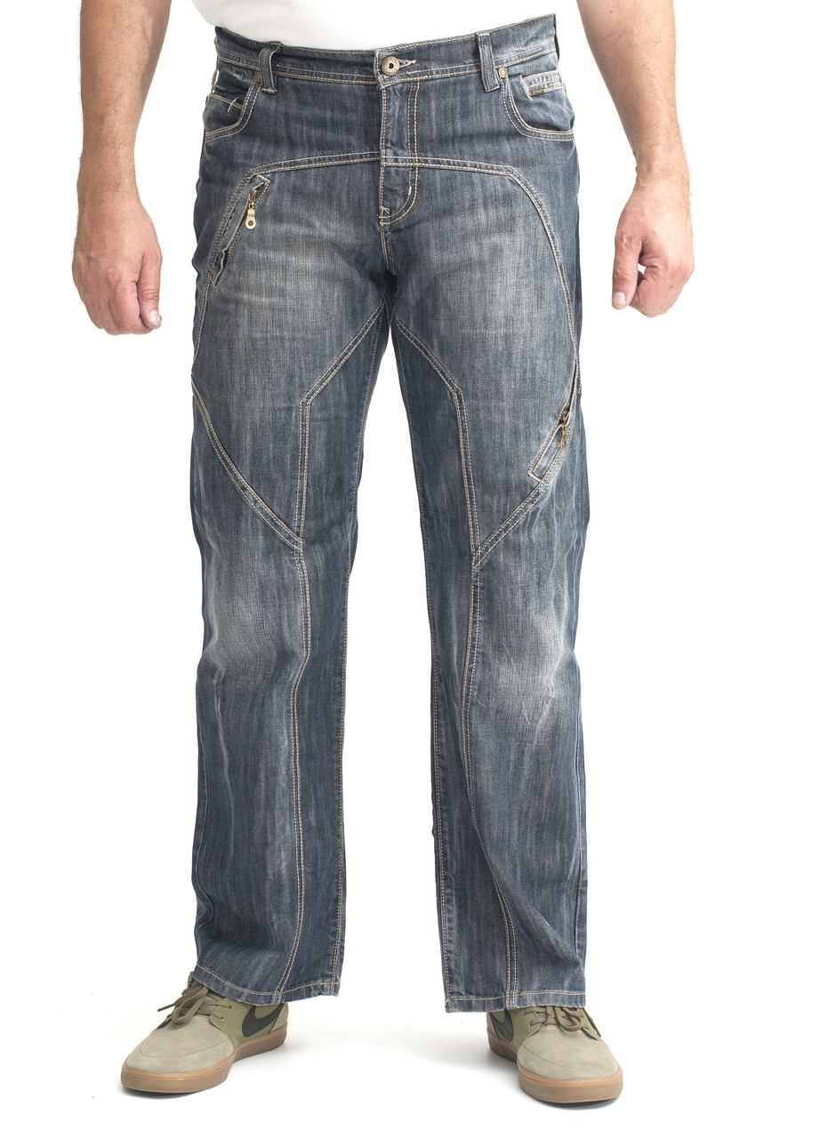 Джинси чоловічі Crown Jeans модель 2175 (FG B. Blck)