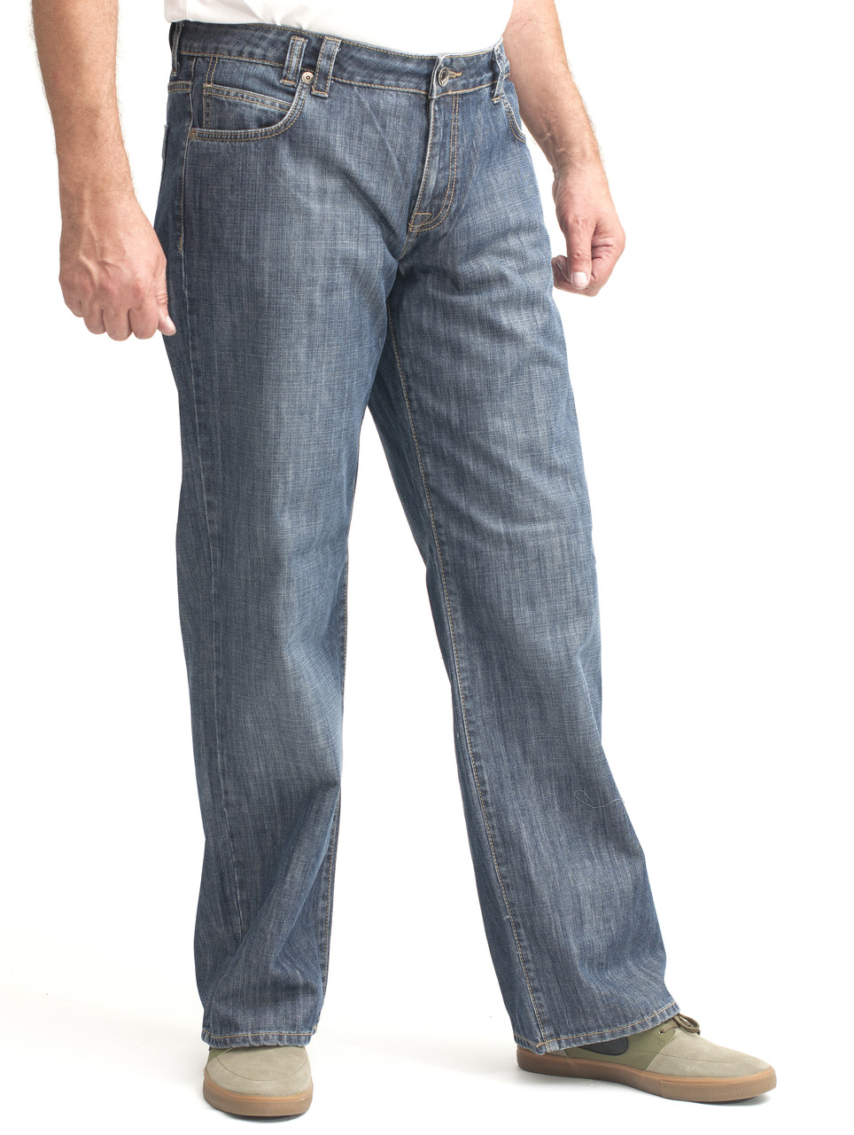 Джинси чоловічі Crown Jeans модель 2182 SLYT Vintage Denim