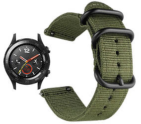 Нейлоновий ремінець Primo Traveller для годинника Huawei Watch 2 - Army Green