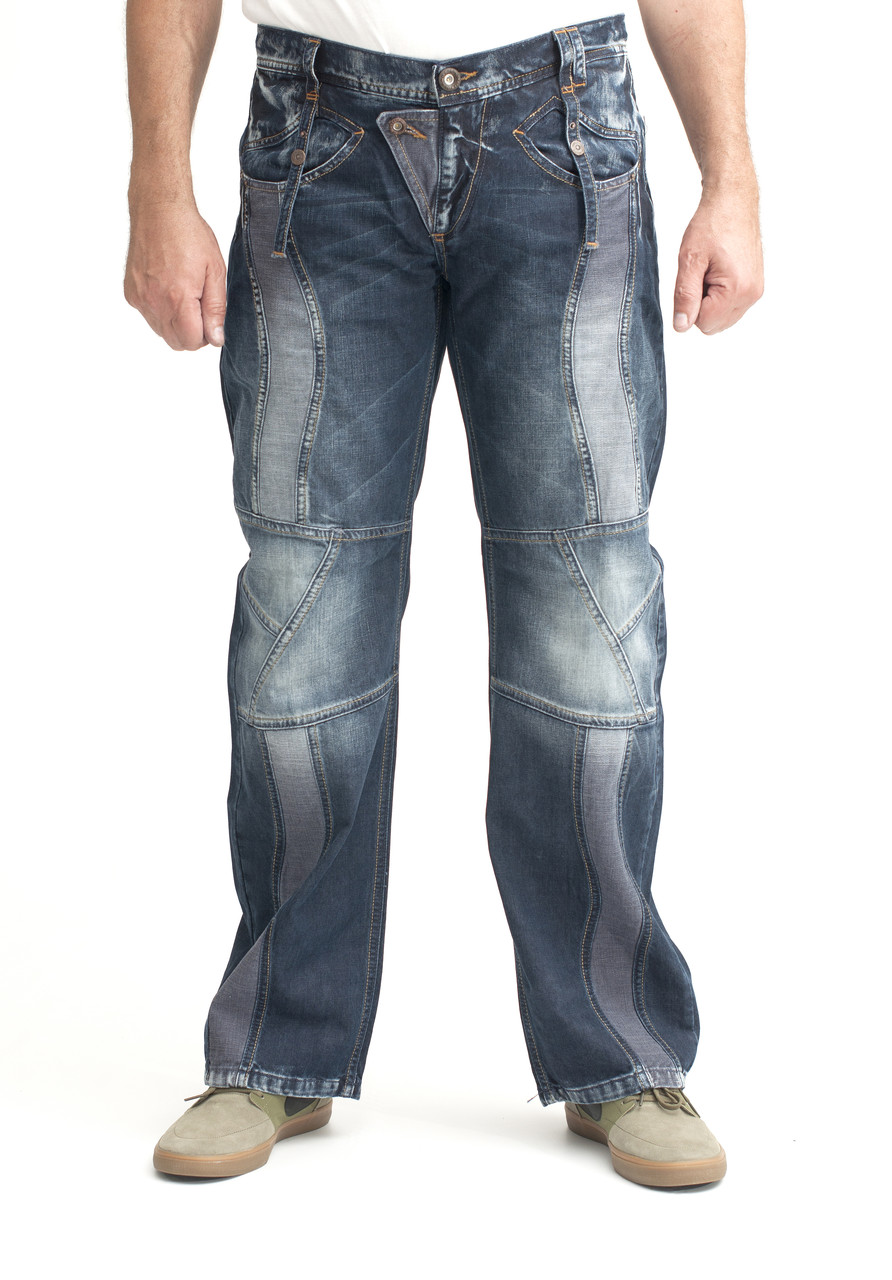 Джинси чоловічі Crown Jeans модель 2382 A (36017) 2215 (chcg ovrd)