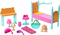 Ігровий набір із лялькою Енчантималс Enchantimals Спальня Ведмедики Брен і її вихованець FRH46, фото 2
