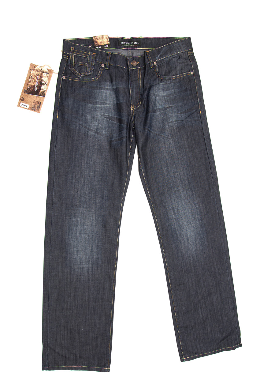 Джинси чоловічі Crown Jeans модель 2308 (D 1378)
