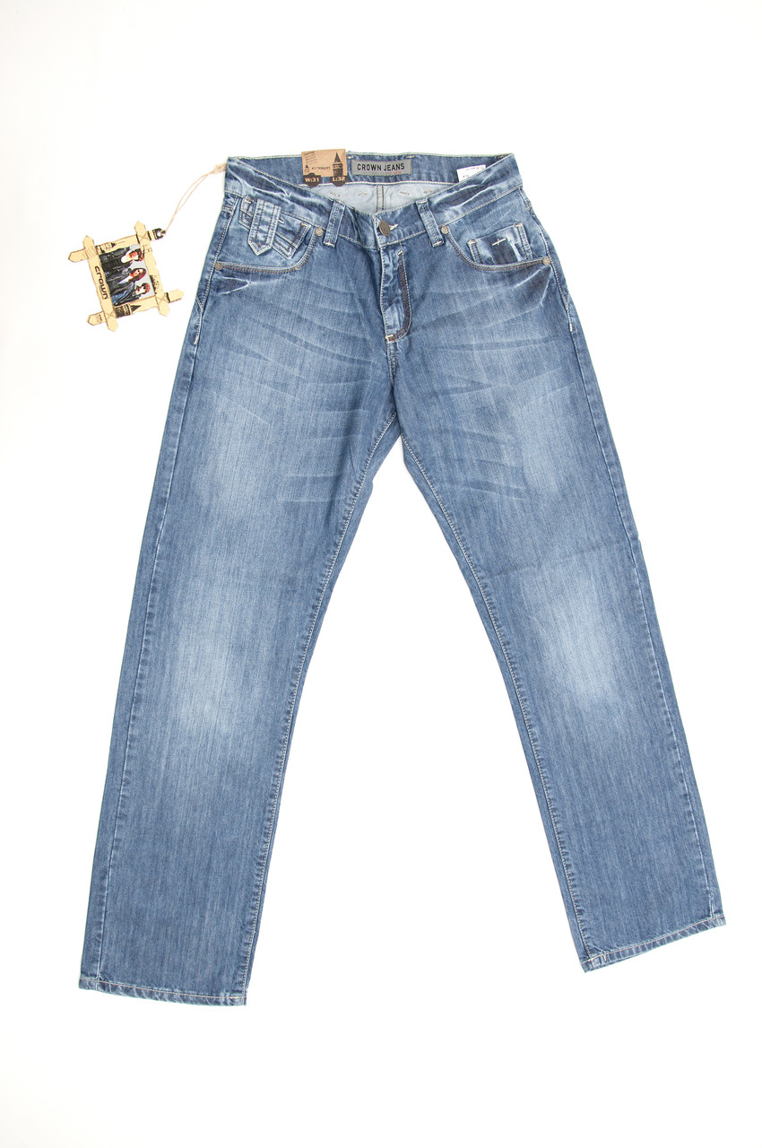 Джинси чоловічі Crown Jeans модель 2418 (RLK)