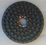 Диск гумовий "Пупиришки" полірувати граніт, мармур, на верстатах з водою 160x7x31 №3+, фото 3