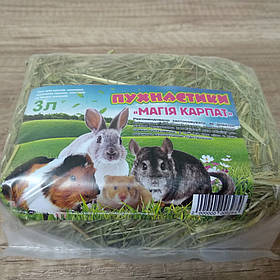 Сіно для гризунів Пухнастики "Магія Карпат" 3 л.