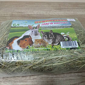 Сіно для гризунів Пухнастики "Магія Карпат", 6 л.