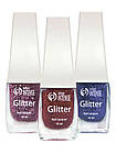 Лак для нігтів з блискітками Colour Intense Glitter 10 мл PL-10 № 301 Фіолетовий, фото 3