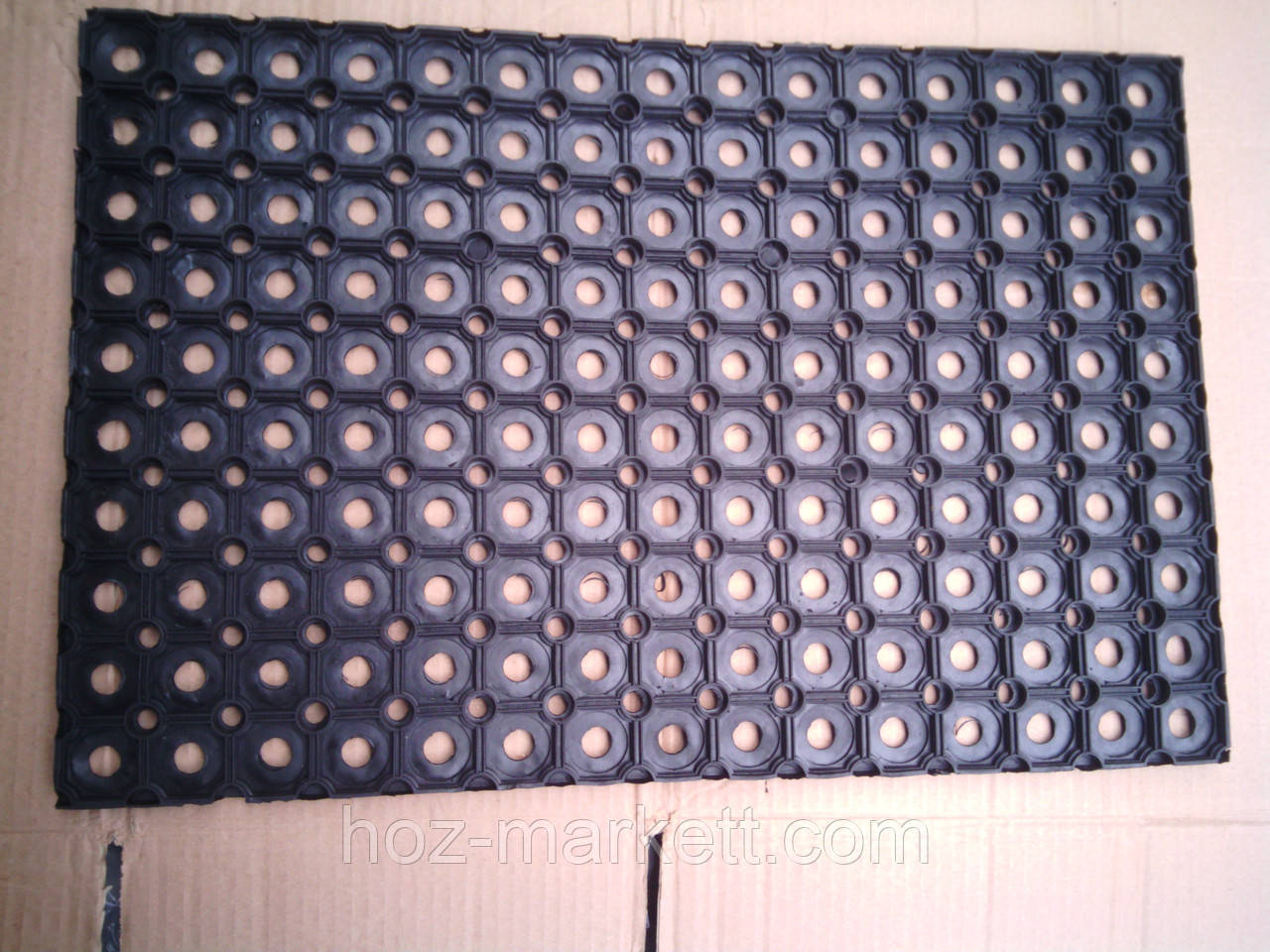 Килимок гумовий комірчастий "Сота" 40 х 60 бортик, фото 1