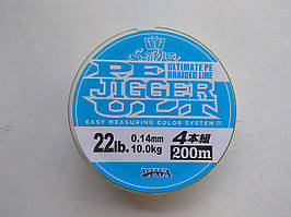 Шнур DIWA PE Jigger Ult 200m 0.10mm