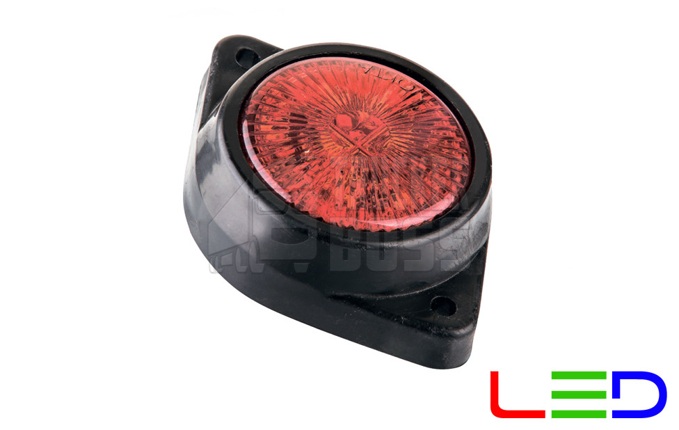 Габаритний ліхтар світлодіодний Червоний 24v 4LED L0036 NOKTA