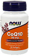 Now CoQ10 50mg 50 softgels