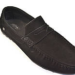 Акція Чоловічі мокасини з нубука літні чорні взуття ETHEREAL Classic Black Nub by Rosso Avangard, фото 9