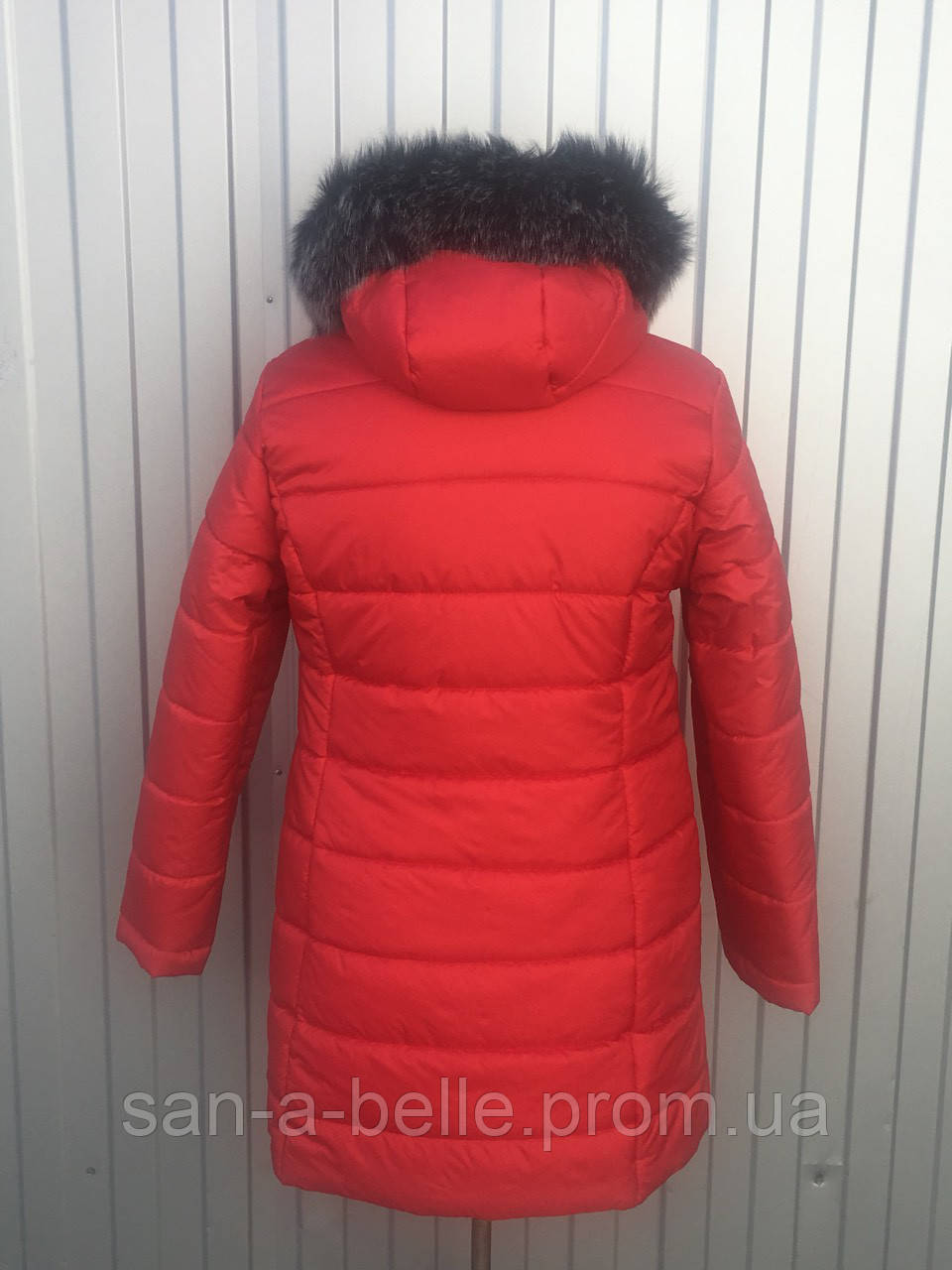 Куртка женская зимняя, модель Полоска - фото 7 - id-p756630701