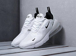 Кросівки Nike Air Max 270 Triple White (Найк Аір Макс білі весна/літо) чоловічі і жіночі розміри