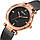 Женские часы Geneva Shine black rose gold, Жіночий наручний годинник, наручные часы Женева, фото 4