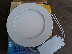 LED Світильник 3w врізний круглий 6000-6500К