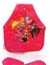 Дитячий фартух із нарукавниками "Winx" флізелін