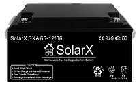 Акумулятор SolarX SXA65-12