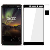 3D стекло для Nokia 6 2018 Black