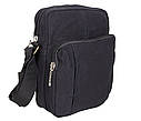 Чоловіча текстильна сумка 303774-1 чорна, фото 2