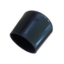 Зовнішня пластикова заглушка Д 27 мм чорний