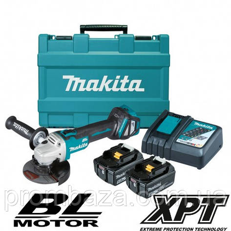 Акумуляторна болгарка Makita DGA511RTE, фото 1