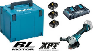 Акумуляторна болгарка Makita DGA504 LXT 3x5.0 А·год