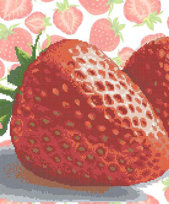 Схема для вишивання бісером Полуниця БИС3-189 (А3), фото 1