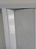 Двері гармошка глуха нестандарт - колір білий ясен. Нестандартні розміри. Ширина 120см., фото 7