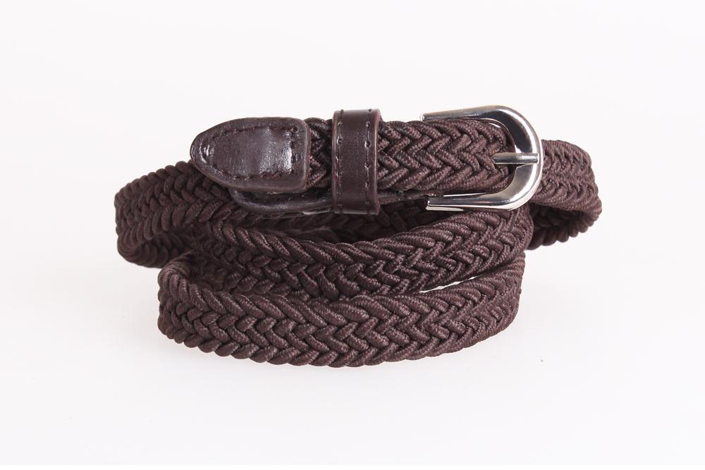 Жіночий ремінь еластичний EL230767 коричневий, фото 1