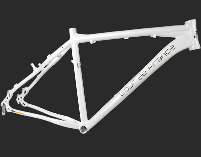 Купить Велосипедная рама 26" алюминиеваяTour De France размер 15" White ...