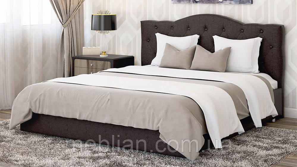 Ліжко з м'яким узголів'ям Медея, фото 1