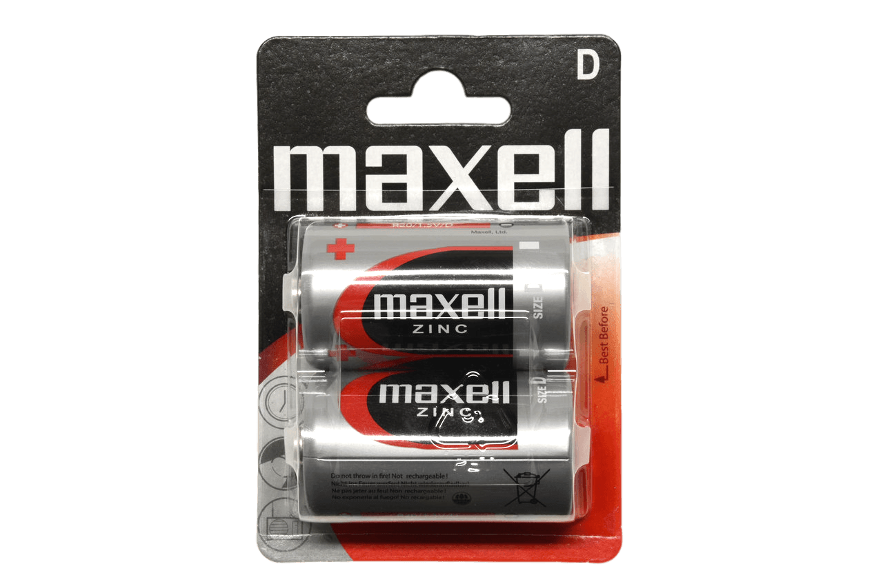 Батарейка MAXELL R-20 розмір D 2PK BLISTER