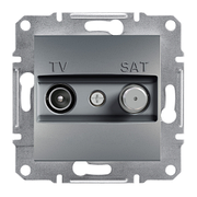 Розетка TV-SAT кінцева сталь ASFORA Schneider Electric EPH3400462