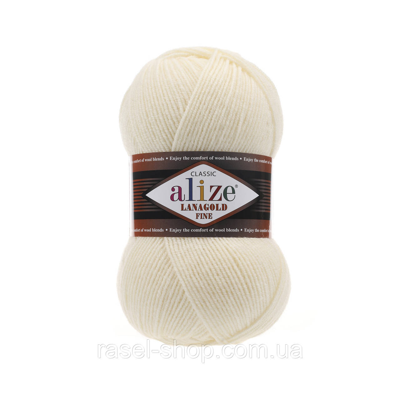 Alize Lanagold Fine кремовый №01