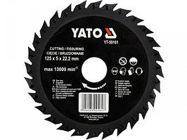 Диск-фреза відрізний для КШМ 125х22.2х5мм YATO