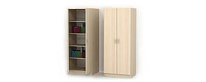 Шафа офісна № 4 дводверна ДСП 800х600х2000 мм (Luxe Studio TM)