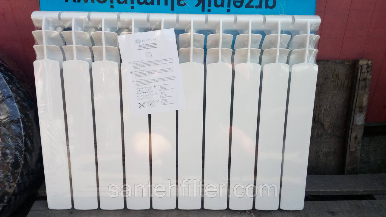 Радіатор,батарея (24 атм) Польща 500/96 біметал "Pascal" Паскаль Сушарка для білизни — у подарунок