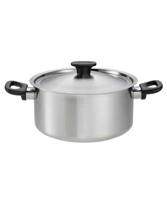 Кастрюля Fiskars Essential Casserole 3 L, stainless steel (1019394)