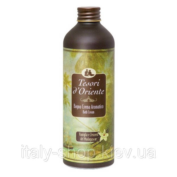 Парфумований крем-гель для душу Tesori d'oriente Vaniglia e Zenzero del Madagascar, 500 мл, Італія, фото 1
