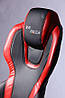 Крісло VR Racer Atom, PU чорний/червоний (AMF-ТМ), фото 2