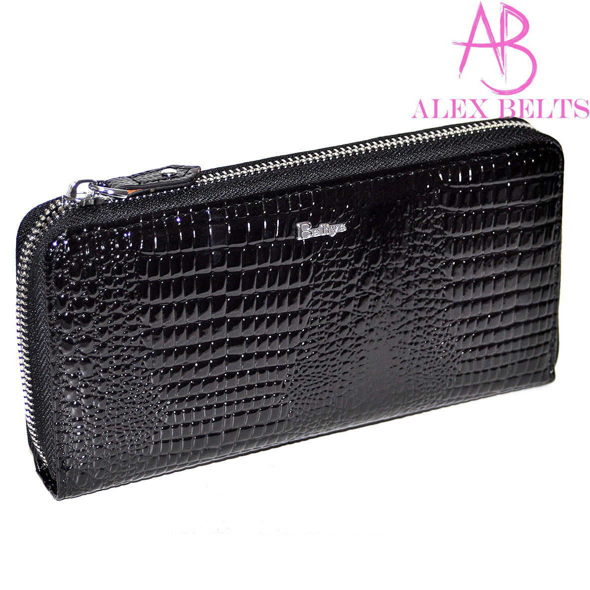 Гаманець жіночий Baliya лак (чорний) шкіра-купити гуртом в Одесі, фото 1