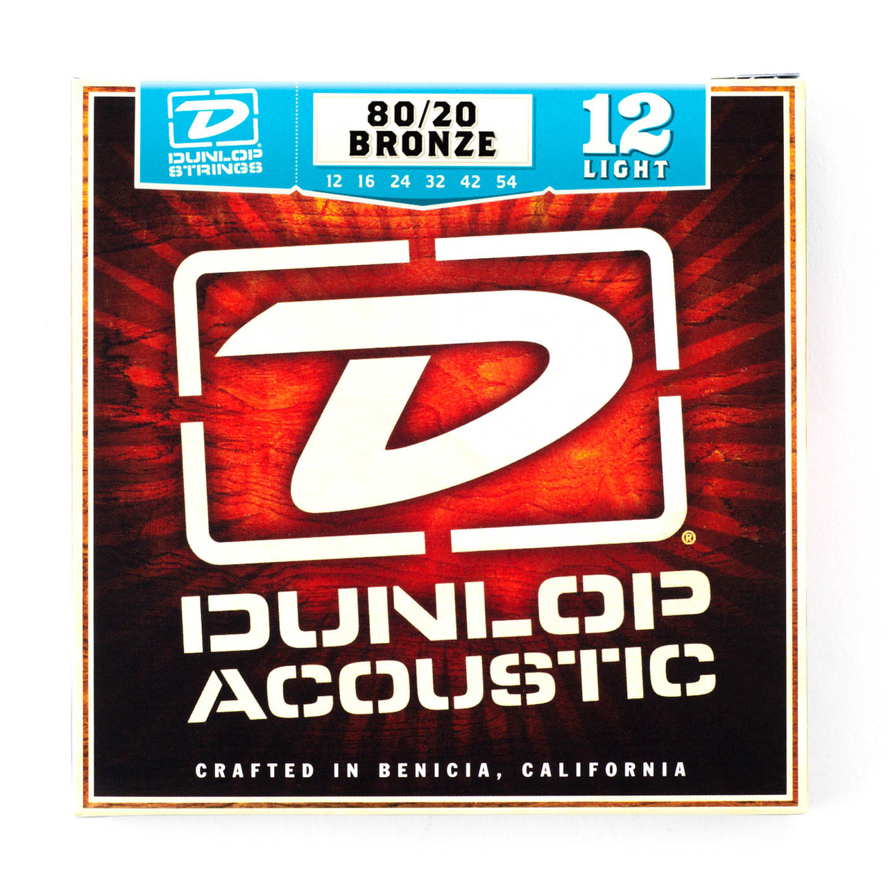 Струни для акустичної гітари Dunlop DAB 1254 (0.12-0.54) бронза 80/20, фото 1
