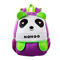 Дитячий рюкзак Nohoo Фіолетова Панда 34х24х15 см (NH013-3-12)
