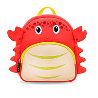 Дитячий рюкзак Nohoo Міс Краб Кораловий 29*27*12 см (NH027-1-25)