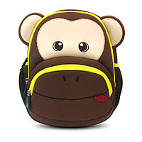 Дитячий рюкзак Nohoo Коричнева Мавпа 31,5х27х16 см (NH020-1-35)