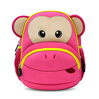 Дитячий рюкзак Nohoo Рожева Мавпа 31,5х27х16 см (NH020-2-42)
