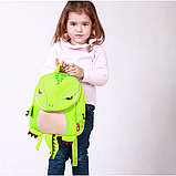 Дитячий рюкзак Nohoo Зелений Динозаврик Великий 31х25х9,5 (NH029L-2), фото 5