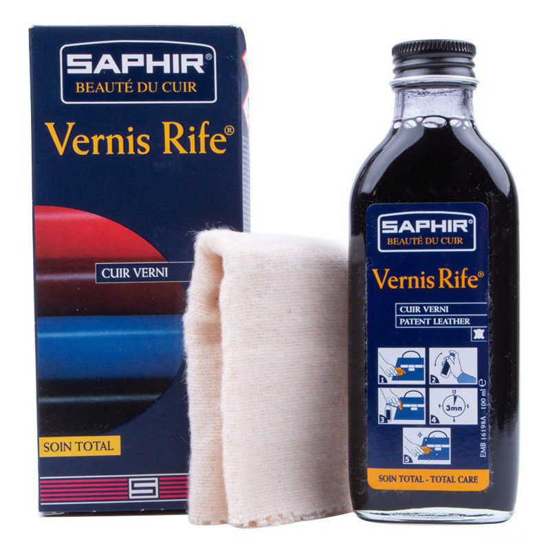 Крем-поліроль для лакового взуття Saphir Vernis Rife 100 ml, фото 1