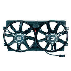 Електровентилятор охолодження ВАЗ-2123 "Chevrolet Niva" з кожухом (2 мотора)